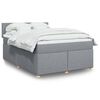 vidaXL &Kappa;&rho;&epsilon;&beta;ά&tau;&iota; Boxspring &mu;&epsilon; &Sigma;&tau;&rho;ώ&mu;&alpha; &Alpha;&nu;&omicron;&iota;&chi;&tau;ό &Gamma;&kappa;&rho;&iota; 140x190 &epsilon;&kappa;. &Upsilon;&phi;&alpha;&sigma;&mu;ά&tau;&iota;&nu;&omicron;