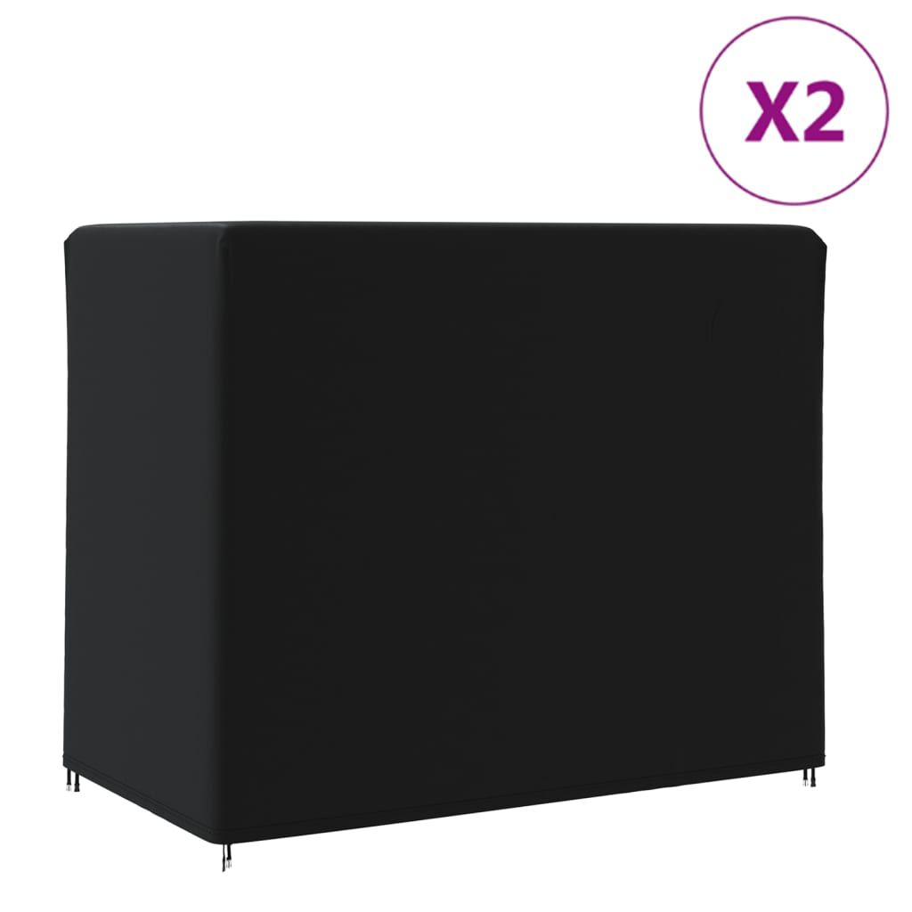 vidaXL Καλύμματα Κούνιας Κήπου 2τεμ. 220x135x170 εκ 420D Ύφασμα Oxford