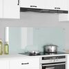 vidaXL Πίσω Πάνελ Κουζίνας Λευκό 70 x 50 cm σκληρυμένο γυαλί