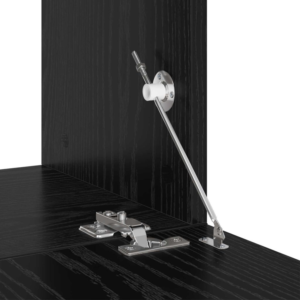 vidaXL Σετ επίπλου τηλεόρασης 4 pcs Μαύρη Δρυς 30.5 x 30 x 110 εκ.