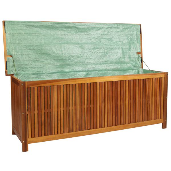 vidaXL Μπαούλο Αποθήκευσης Κήπου 150x50x58 εκ. από Μασίφ Ξύλο Ακακίας