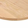vidaXL Επιτραπέζια επιφάνεια 80x40x2 cm μασίφ ξύλο δρυς οβάλ