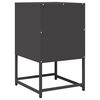 vidaXL Κομοδίνο Μαύρο 36x39x60,5 cm από χάλυβα ψυχρής έλασης