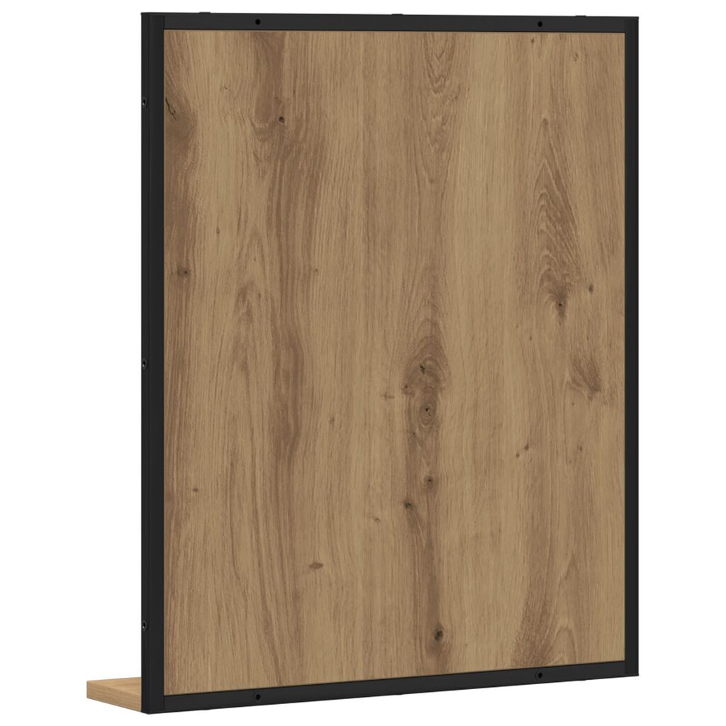 Καθρέφτης μπάνιου vidaXL Artisan Oak 50x12x60 εκ. Επεξεργασμένο ξύλο