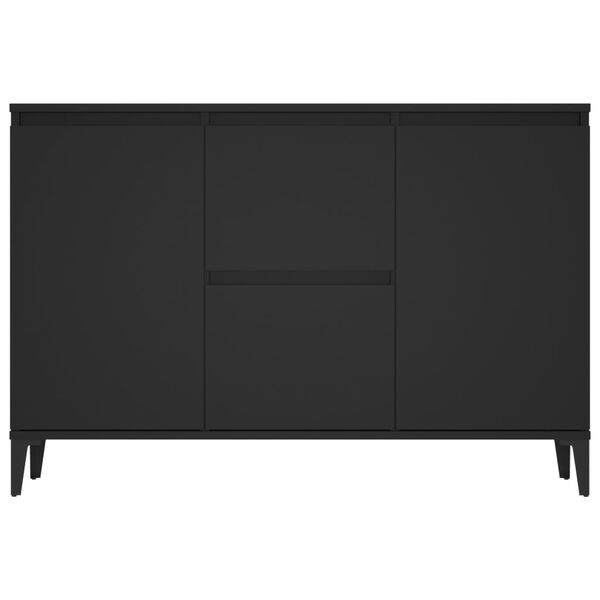 vidaXL Μπουφές Μαύρος 102 x 35 x 70 εκ. από Επεξεργασμένο Ξύλο
