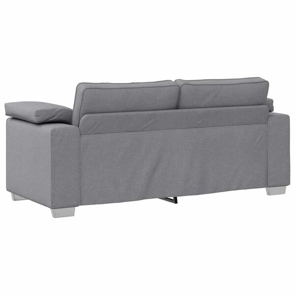 vidaXL Καναπές με μαξιλάρι Ανοιχτό γκρι 180 x 77 x 82 εκ ύφασμα