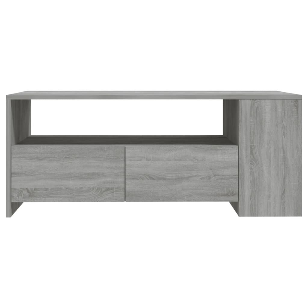 vidaXL Τραπεζάκι Σαλονιού Γκρι Sonoma 102x55x42 εκ. Επεξεργασμένο Ξύλο