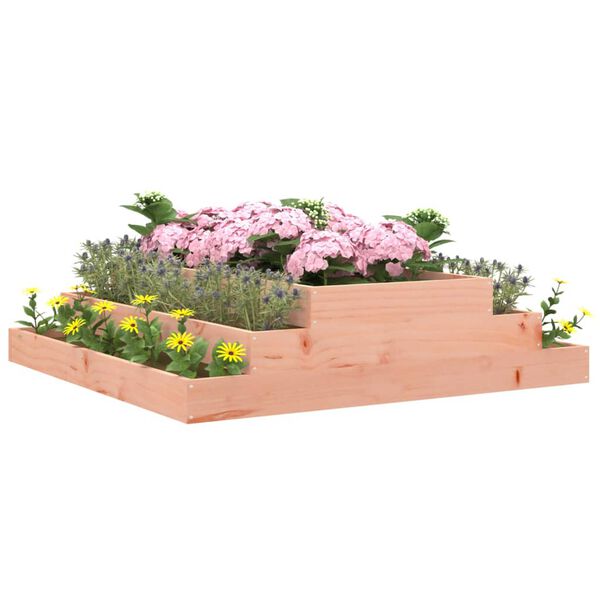 vidaXL Ζαρντινιέρα 110 x 110 x 27 εκ. από Μασίφ Ξύλο Ψευδοτσούγκας