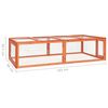 vidaXL Κλουβί Κουνελιών 183 x 90 x 46,5 εκ. από Μασίφ Ξύλο Ελάτης