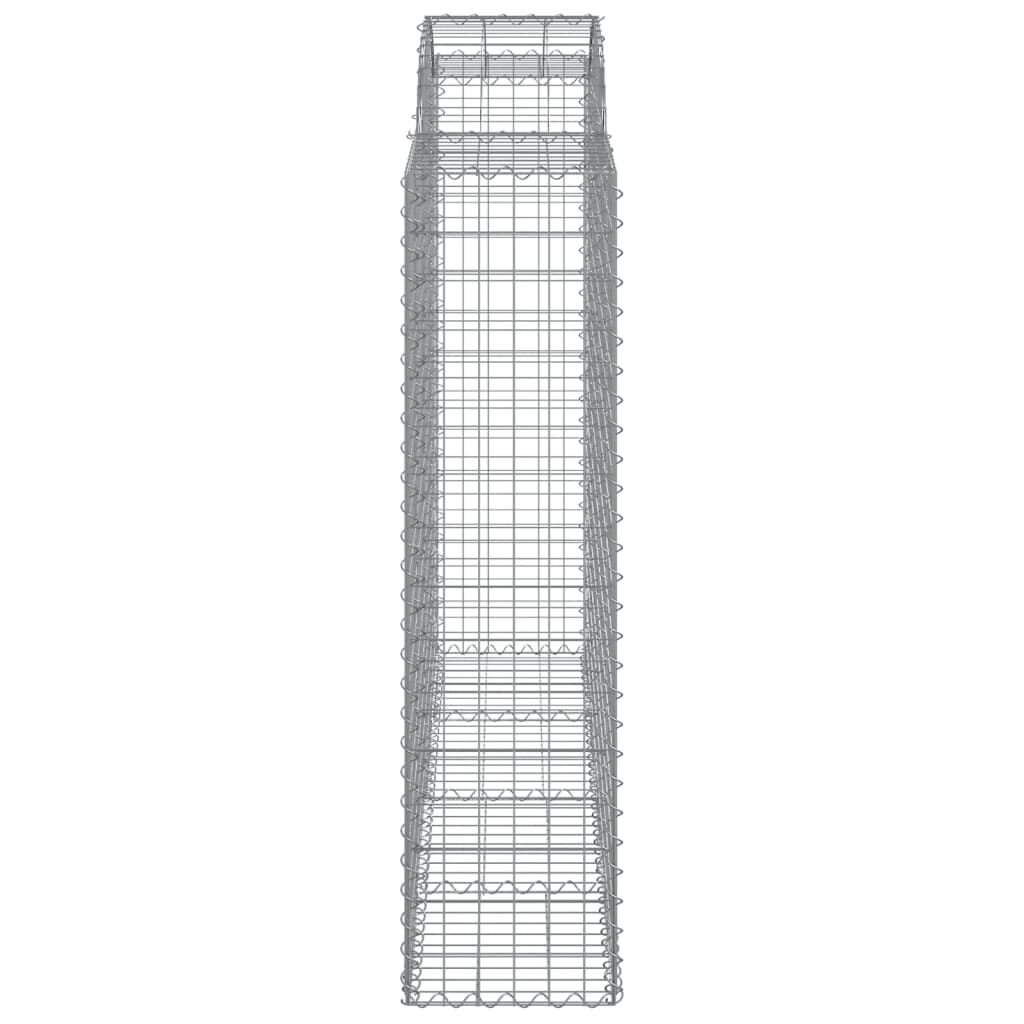 vidaXL Συρματοκιβώτια Τοξωτά 20 τεμ. 200x50x160/180 εκ. Γαλβαν. Ατσάλι