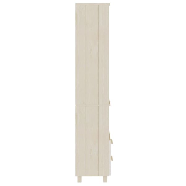 vidaXL Ραφιέρα HAMAR Καφέ Μελί 60 x 35 x 180 εκ. Μασίφ Ξύλο Πεύκου