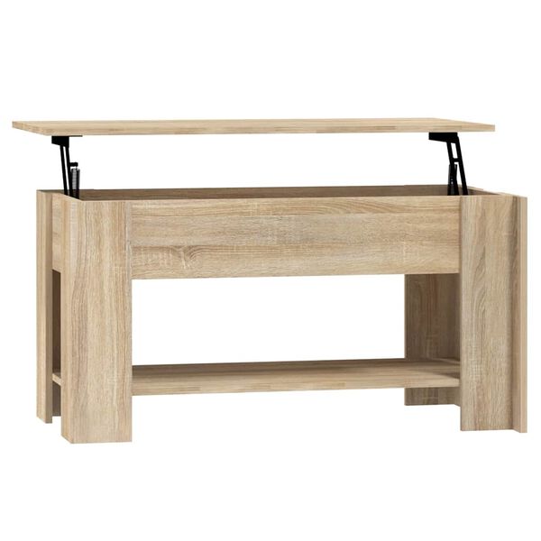 vidaXL Τραπεζάκι Σαλονιού Sonoma Δρυς 101x49x52 εκ. Επεξεργασμένο Ξύλο