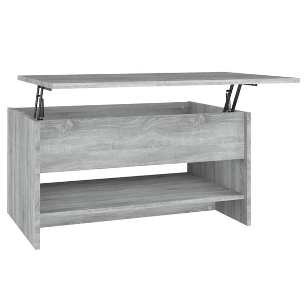 vidaXL Τραπεζάκι Σαλονιού Γκρι Sonoma 80x50x40 εκ.Επεξεργασμένο Ξύλο