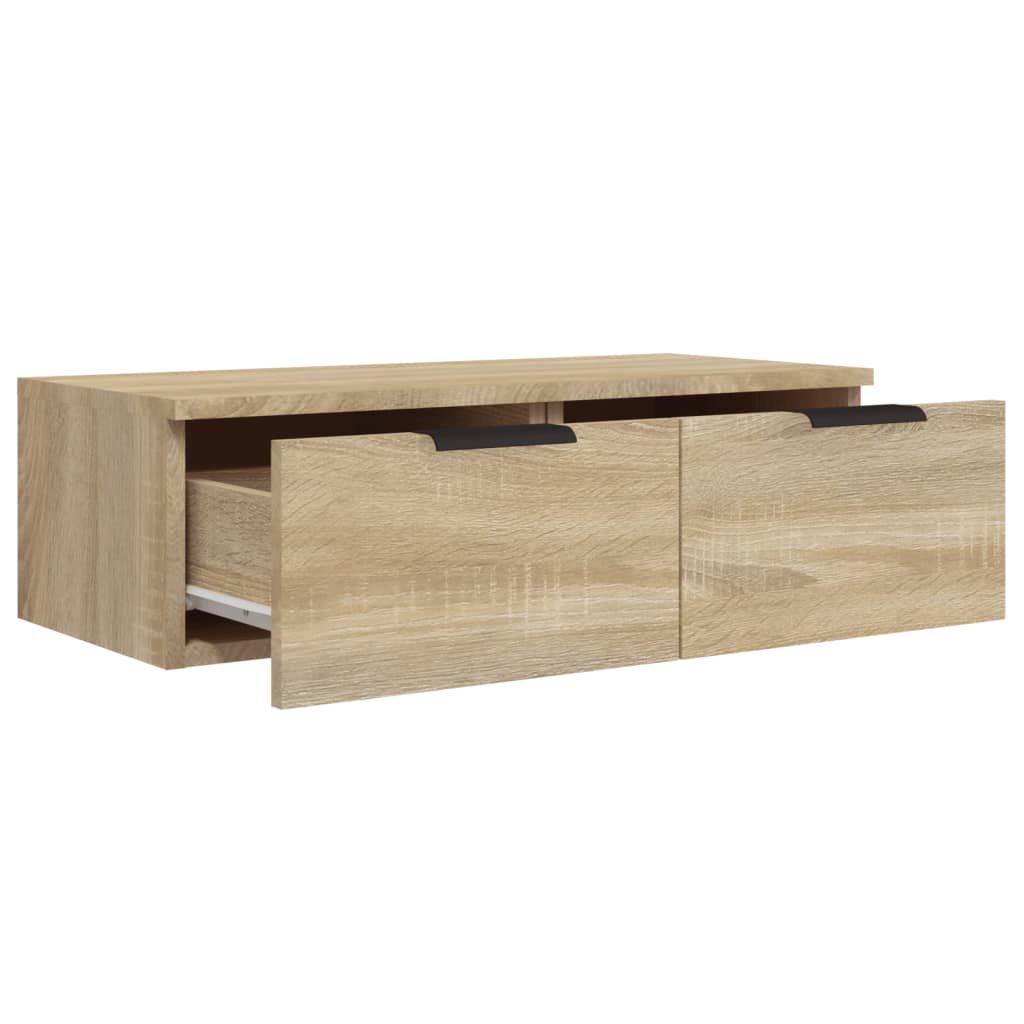 vidaXL Ντουλάπια Τοίχου 2 τεμ. Sonoma Δρυς 68x30x20 εκ. Επεξ. Ξύλο