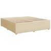 vidaXL &Kappa;&rho;&epsilon;&beta;ά&tau;&iota; Boxspring &mu;&epsilon; &Sigma;&tau;&rho;ώ&mu;&alpha; &Kappa;&rho;&epsilon;&mu; 180x200 &epsilon;&kappa;. &Upsilon;&phi;&alpha;&sigma;&mu;ά&tau;&iota;&nu;&omicron;