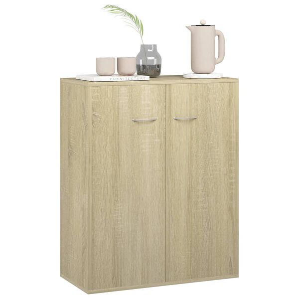 vidaXL Ντουλάπι Sonoma Δρυς 60 x 30 x 75 εκ. από Επεξ. Ξύλο