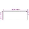 vidaXL &Kappa;&omicron;&upsilon;&rho;&tau;ί&nu;&alpha; &Delta;&alpha;&nu;&tau;έ&lambda;&alpha;&sigmaf; &mu;&epsilon; &kappa;&omicron;&upsilon;&rho;&tau;ί&nu;&epsilon;&sigmaf; &Lambda;&epsilon;&upsilon;&kappa;ό 220 x 600 cm &Pi;&omicron;&lambda;&upsilon;&epsilon;&sigma;&tau;έ&rho;&alpha;&sigmaf;