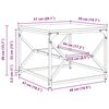 vidaXL Τραπεζάκι σαλονιού Παλαιό ξύλο 51 x 50 x 40 εκ.