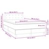 vidaXL &Kappa;&rho;&epsilon;&beta;ά&tau;&iota; Boxspring &mu;&epsilon; &Sigma;&tau;&rho;ώ&mu;&alpha; & LED &Sigma;&kappa;. &Pi;&rho;ά&sigma;&iota;&nu;&omicron; 120x190&epsilon;&kappa; &Beta;&epsilon;&lambda;&omicron;ύ&delta;&omicron;