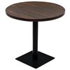 vidaXL &Tau;&rho;&alpha;&pi;έ&zeta;&iota; Bistro &Sigma;&tau;&rho;&omicron;&gamma;&gamma;&upsilon;&lambda;ό &Sigma;&kappa;&omicron;ύ&rho;&omicron; &Sigma;&tau;&alpha;&chi;&tau;ί 80 x 75 &epsilon;&kappa;. MDF / &Alpha;&tau;&sigma;ά&lambda;&iota;
