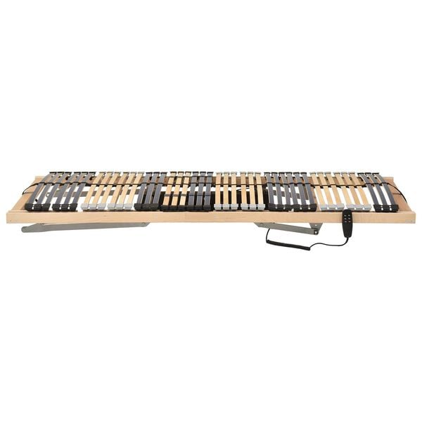 vidaXL Βάση κρεβατιού με λάμες Καφέ 70 x 190 cm Στερεό Ξύλο Μηλιάς
