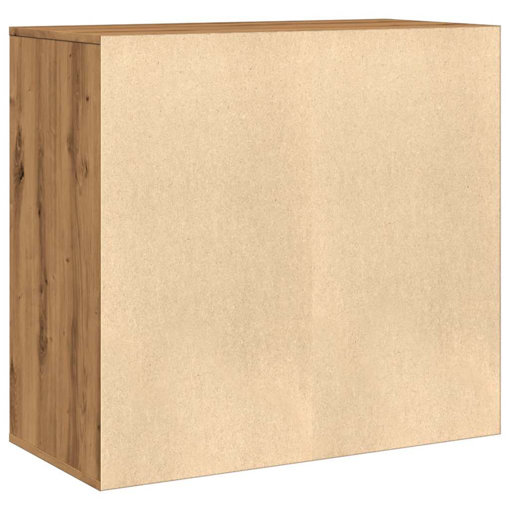 vidaXL Ντουλάπι καλλυντικών Artisan Oak 80x40x75cm Κατασκευασμένο ξύλο