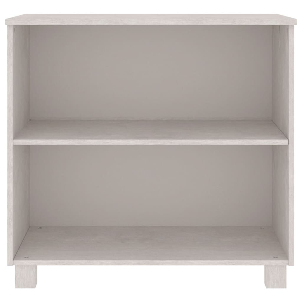 vidaXL Ντουλάπι HAMAR Λευκό 85 x 35 x 80 εκ. από Μασίφ Ξύλο Πεύκου