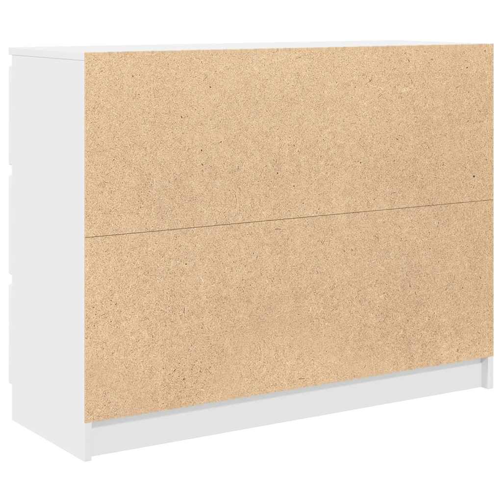 vidaXL Sideboard Λευκό 100x35x76 cm Κατασκευασμένο ξύλο