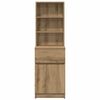 vidaXL Κομοδίνο Αρτισιανή Δρυς 39x35x125 εκ. από Επεξεργασμένο Ξύλο
