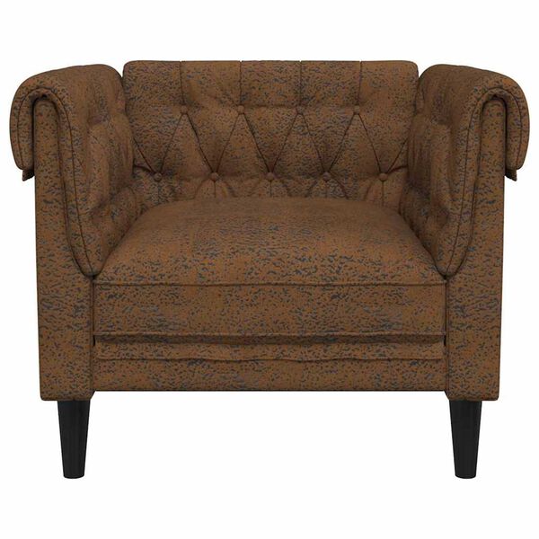 vidaXL Πολυθρόνα Τσέστερφιλντ Άλλο Καφέ 78.5 x 74.5 x 74.5 εκατοστά