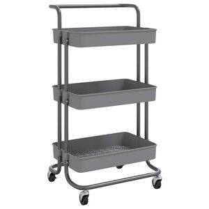 vidaXL &Tau;&rho;ό&lambda;&epsilon;ϊ &Kappa;&omicron;&upsilon;&zeta;ί&nu;&alpha;&sigmaf; 3 &Epsilon;&pi;&iota;&pi;έ&delta;&omega;&nu; &Gamma;&kappa;&rho;&iota; 42 x 35 x 85 &epsilon;&kappa;. &Sigma;ί&delta;&epsilon;&rho;&omicron;/ABS