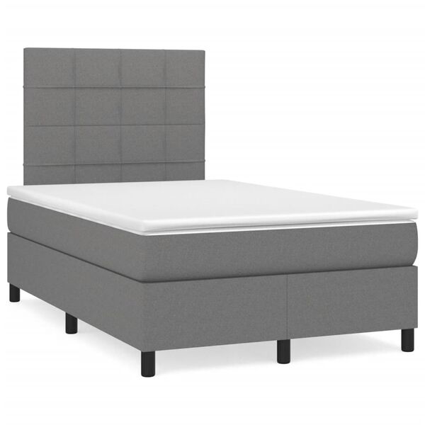 vidaXL &Kappa;&rho;&epsilon;&beta;ά&tau;&iota; Boxspring &mu;&epsilon; &Sigma;&tau;&rho;ώ&mu;&alpha; &Sigma;&kappa;&omicron;ύ&rho;&omicron; &Gamma;&kappa;&rho;&iota; 120x190 &epsilon;&kappa; &Upsilon;&phi;&alpha;&sigma;&mu;ά&tau;&iota;&nu;&omicron;
