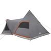 vidaXL Σκηνίτσα Teepee με στέγη Γκρι και Πορτοκαλί 545 x 450 x 295 εκ
