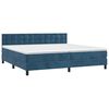 vidaXL &Kappa;&rho;&epsilon;&beta;ά&tau;&iota; Boxspring &mu;&epsilon; &Sigma;&tau;&rho;ώ&mu;&alpha; &Sigma;&kappa;&omicron;ύ&rho;&omicron; &Mu;&pi;&lambda;&epsilon; 200x200 &epsilon;&kappa;. &Beta;&epsilon;&lambda;&omicron;ύ&delta;&iota;&nu;&omicron;