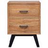 vidaXL Κομοδίνο 40 x 35 x 55 εκ. από Μασίφ Ξύλο Teak