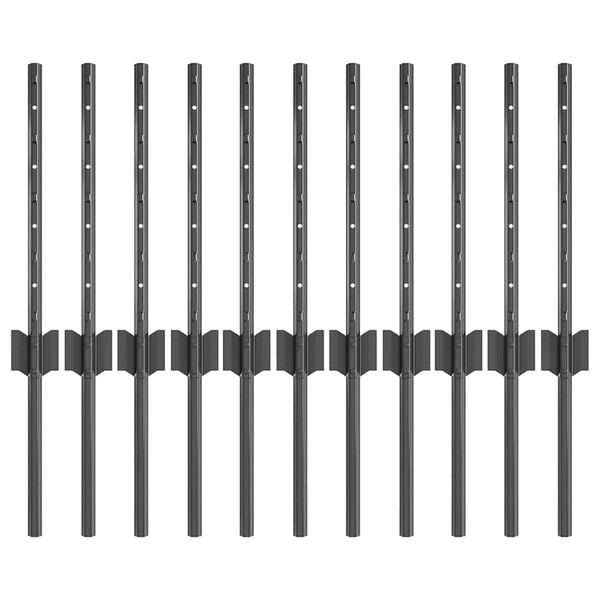 vidaXL &Sigma;&tau;ύ&lambda;&omicron;&sigmaf; &Pi;&epsilon;&rho;&iota;&phi;&rho;ά&xi;&epsilon;&omega;&nu; 11 pcs &Gamma;&kappa;&rho;&iota; 40 cm &Alpha;&tau;&sigma;ά&lambda;&iota;