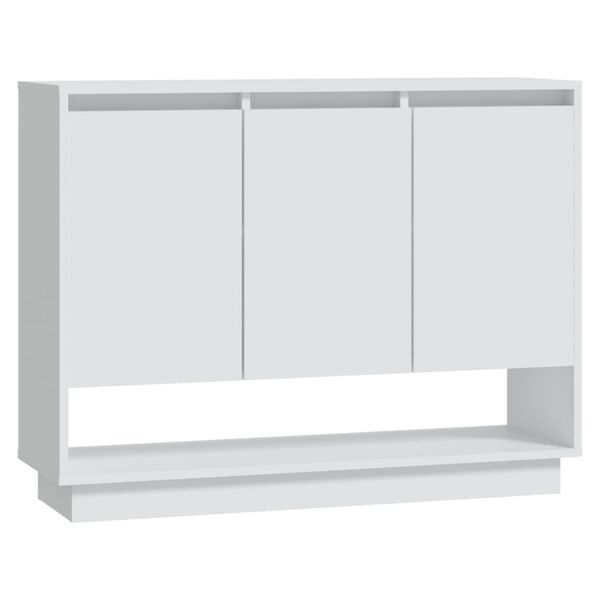 vidaXL Συρταριέρα Λευκή 97x31x75 εκ. από Επεξεργασμένο Ξύλο