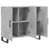 vidaXL Ντουλάπι Γκρι Σκυροδέματος 90x34x80 εκ. Επεξεργασμένο Ξύλο