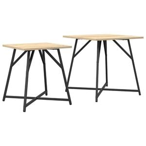 vidaXL &Sigma;&epsilon;&tau; &beta;&omicron;&eta;&theta;&eta;&tau;&iota;&kappa;ά &tau;&rho;&alpha;&pi;&epsilon;&zeta;ά&kappa;&iota;&alpha; 2 pcs &Sigma;&omicron;&nu;&omicron;&mu;&alpha; &delta;&rho;&upsilon;&sigmaf; &kappa;&alpha;&iota; &Mu;&alpha;ύ&rho;&omicron;