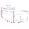 vidaXL &Kappa;&rho;&epsilon;&beta;ά&tau;&iota; Boxspring &mu;&epsilon; &Sigma;&tau;&rho;ώ&mu;&alpha; &Sigma;&kappa;&omicron;ύ&rho;&omicron; &Pi;&rho;ά&sigma;&iota;&nu;&omicron; 140x200&epsilon;&kappa;. &Beta;&epsilon;&lambda;&omicron;ύ&delta;&iota;&nu;&omicron;