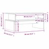 vidaXL Τραπεζάκι Σαλονιού Sonoma Δρυς 90x55x42,5 εκ Επεξεργασμένο Ξύλο