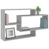 vidaXL Ραφιέρα Τοίχου Γκρι Sonoma 104x20x58,5 εκ. Επεξεργασμένο Ξύλο