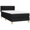vidaXL &Kappa;&rho;&epsilon;&beta;ά&tau;&iota; Boxspring &mu;&epsilon; &Sigma;&tau;&rho;ώ&mu;&alpha; &Mu;&alpha;ύ&rho;&omicron; 90x200 &epsilon;&kappa;. &Upsilon;&phi;&alpha;&sigma;&mu;ά&tau;&iota;&nu;&omicron;