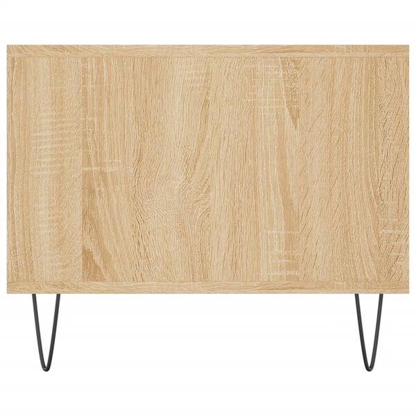 vidaXL Τραπεζάκι Σαλονιού Sonoma Δρυς 102x50x40 εκ. από Επεξεργ. Ξύλο