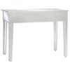 vidaXL Τραπέζι Κονσόλα Καθρέφτης 106,5 x 38 x 76,5 εκ. από MDF & Γυαλί