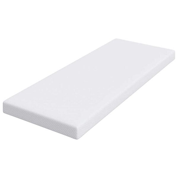 vidaXL Στρώματα Λευκό 70 x 200 cm 100% ύφασμα πολυεστέρα με τζακάρ