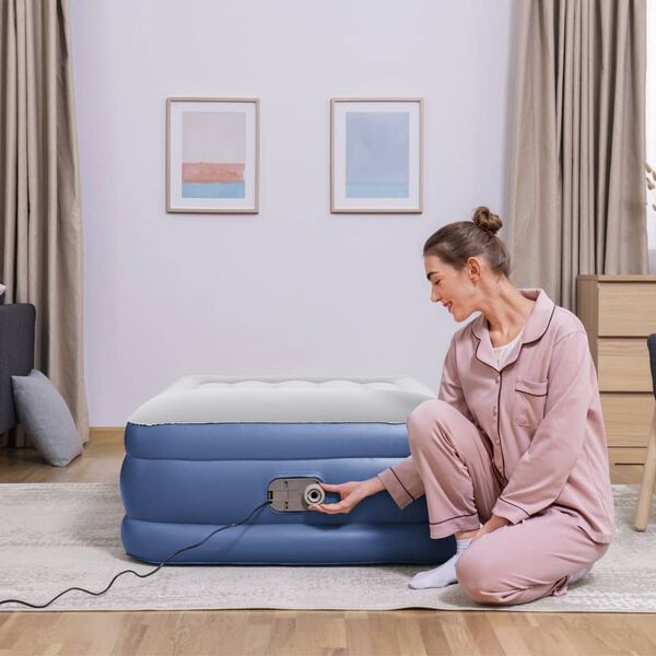 Bestway Φουσκωτό Στρώμα 1-Ατόμου Tritech Μπλε / Γκρι 191 x 97 x 46 εκ.