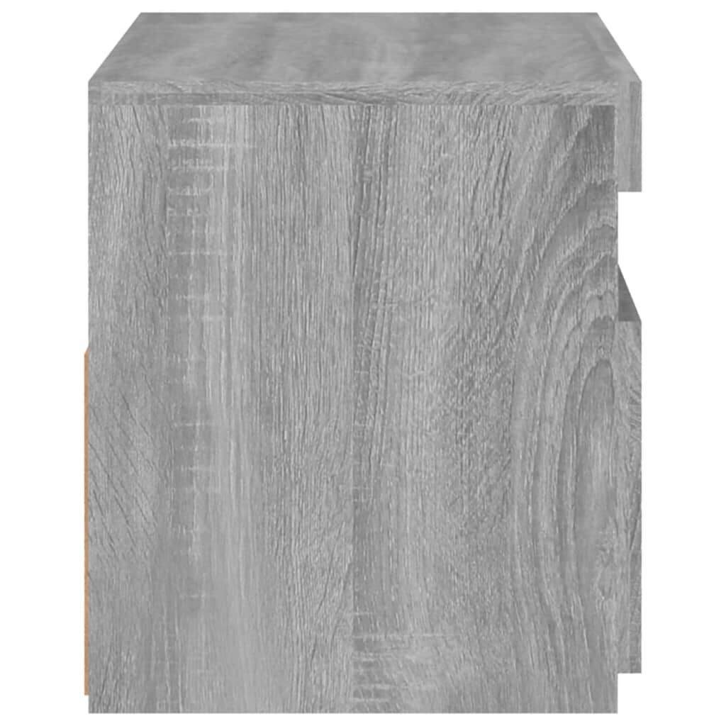 vidaXL Έπιπλο Τηλεόρασης με LED Γκρι Sonoma 60 x 35 x 40 εκ.