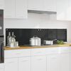 vidaXL Πίσω Πάνελ Κουζίνας Μαύρο 90 x 40 cm σκληρυμένο γυαλί