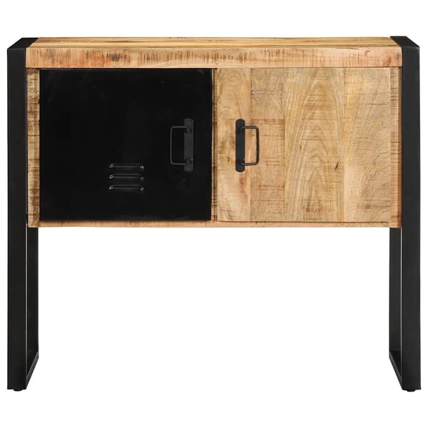 vidaXL Ντουλάπι κονσόλας 90x35x75 cm Μασίφ ακατέργαστο ξύλο Μάνγκο